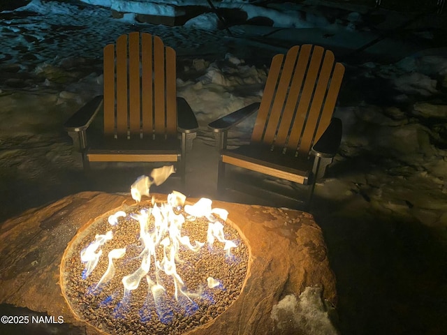 details with a fire pit