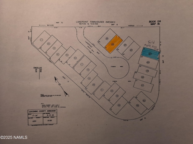 1040 N Lakepoint Way, Flagstaff, AZ 86004 - map of parcels