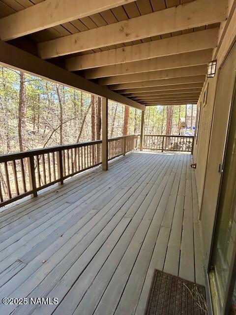 39 E Oak Dr, Munds Park, AZ 86017 - view of deck