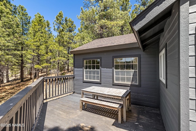 5552 White Tail Ln, Flagstaff, AZ 86005 - view of deck