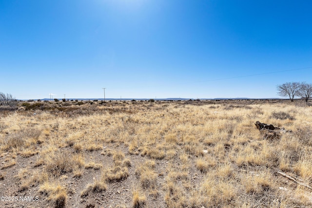 view of landscape featuring a rural view