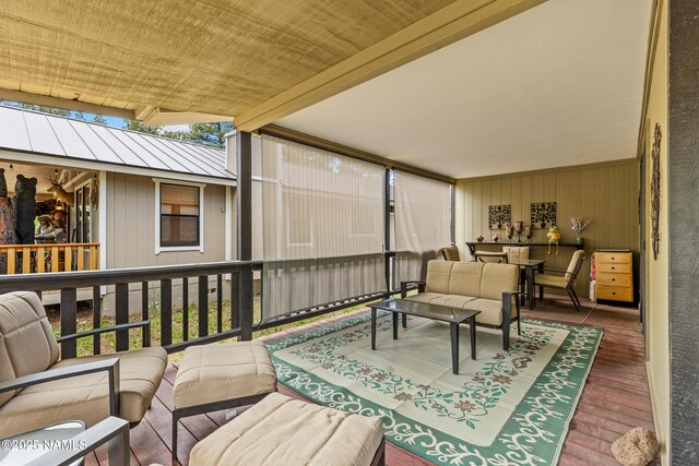 840 E Caribou Rd, Munds Park, AZ 86017 - sunroom / solarium with an outdoor hangout area