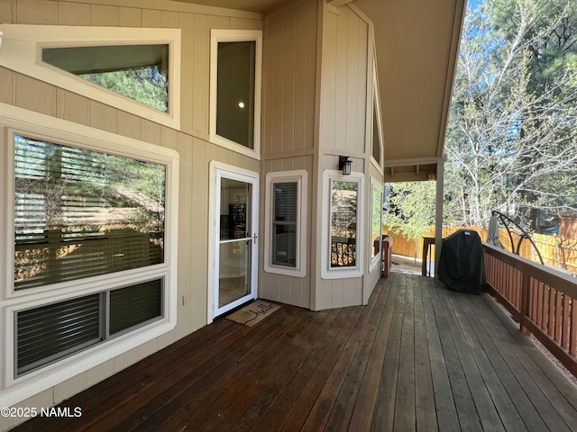 view of deck