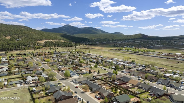 905 Hereford Dr, Williams, AZ 86046 - aerial view of property's location with mountains and nearby suburban area