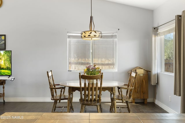 905 Hereford Dr, Williams, AZ 86046 - dining space with wood finished floors and baseboards