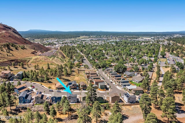 5026 E Retreat Cir, Flagstaff, AZ 86004 - aerial view of property's location featuring nearby suburban area