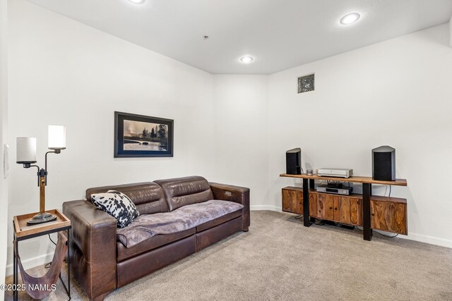 4759 W Quick Draw, Flagstaff, AZ 86005 - living area with carpet floors and recessed lighting