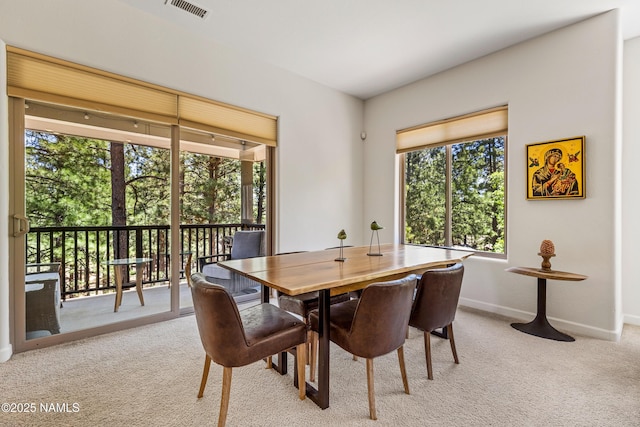 4759 W Quick Draw, Flagstaff, AZ 86005 - dining area with light carpet and baseboards