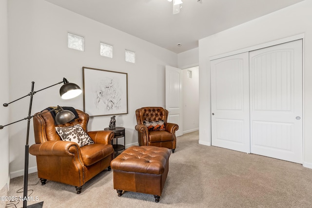 4759 W Quick Draw, Flagstaff, AZ 86005 - sitting room featuring carpet floors and baseboards
