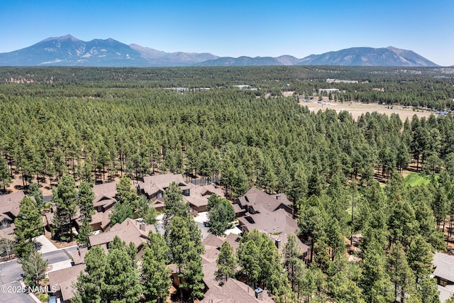 4759 W Quick Draw, Flagstaff, AZ 86005 - drone / aerial view of a heavily wooded area and mountains