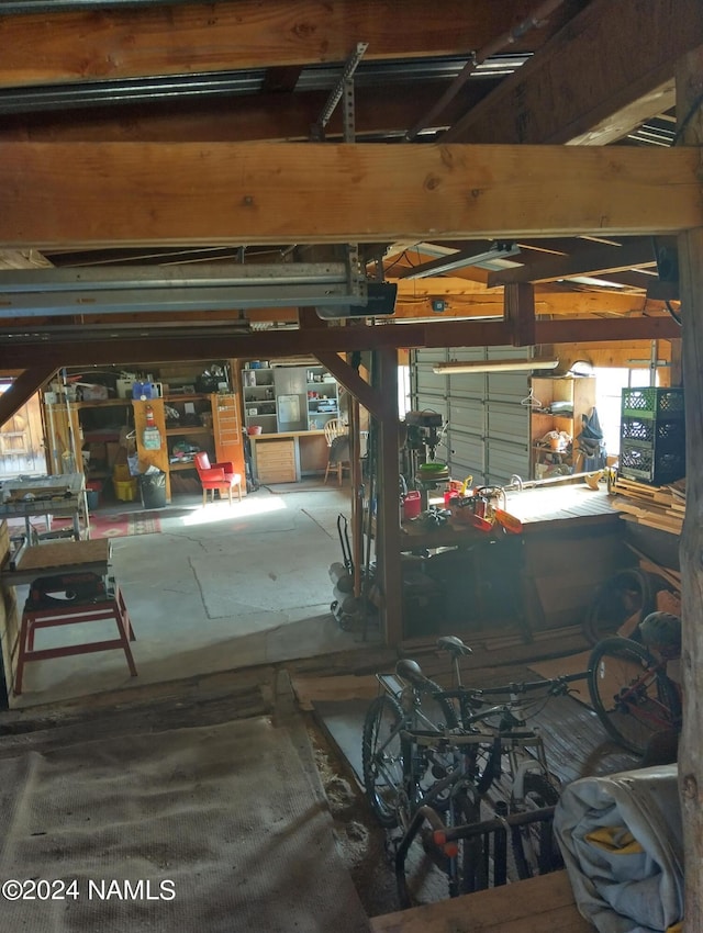 1600 S River Valley Rd, Flagstaff, AZ 86004 - garage featuring a workshop area