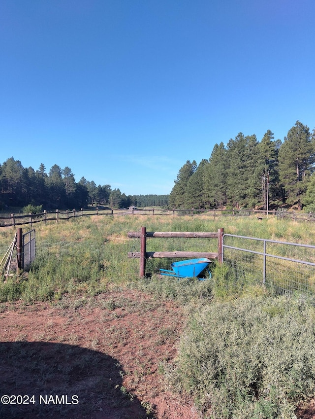 1600 S River Valley Rd, Flagstaff, AZ 86004 - view of yard with fence and a rural view