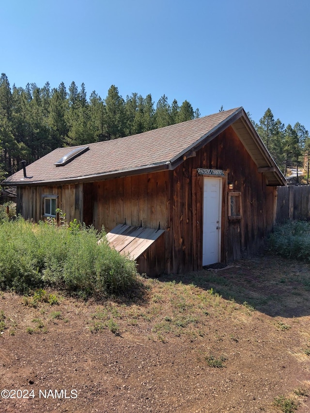 1600 S River Valley Rd, Flagstaff, AZ 86004 - exterior space with an outbuilding