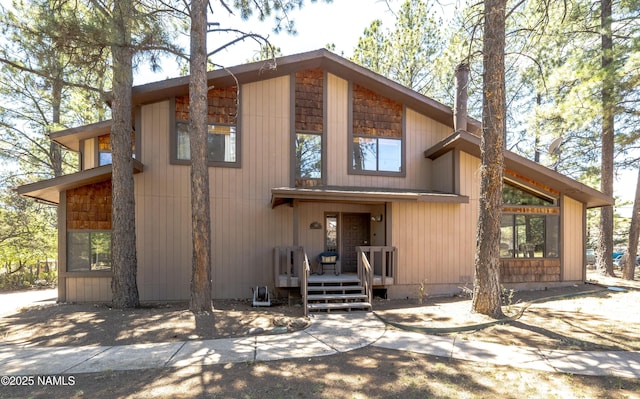 view of rustic home