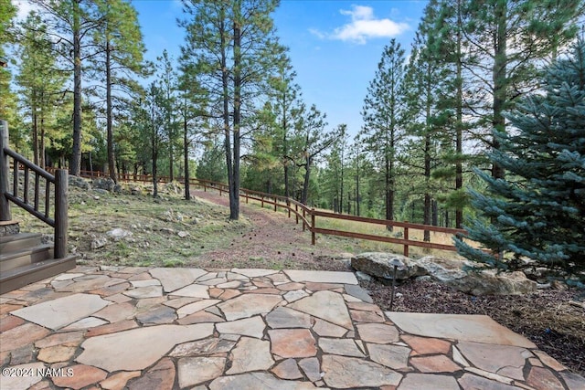 view of patio