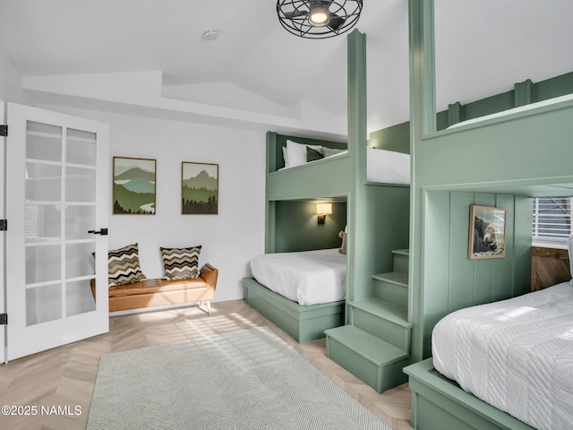 6136 E Abineau Canyon Dr, Flagstaff, AZ 86004 - bedroom with lofted ceiling