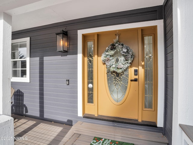 6136 E Abineau Canyon Dr, Flagstaff, AZ 86004 - doorway to property with covered porch
