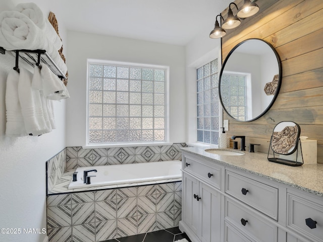 6136 E Abineau Canyon Dr, Flagstaff, AZ 86004 - bathroom with vanity and a bath