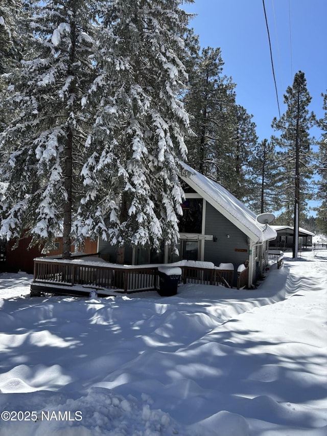 view of front of home