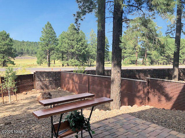 view of patio / terrace featuring a fenced backyard