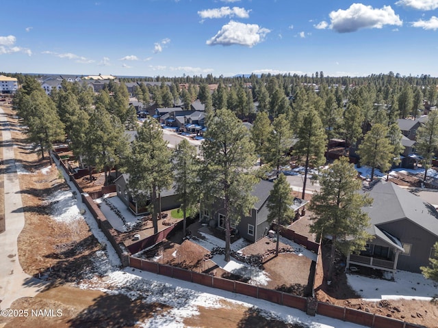 drone / aerial view featuring a residential view