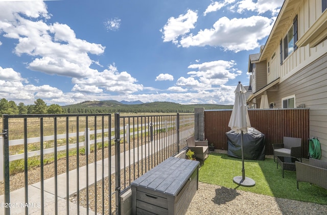 12296 Curtis Ct, Bellemont, AZ 86015 - view of yard with a mountain view