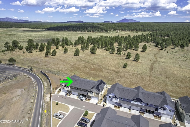 12296 Curtis Ct, Bellemont, AZ 86015 - view of property location with a mountain backdrop and nearby suburban area