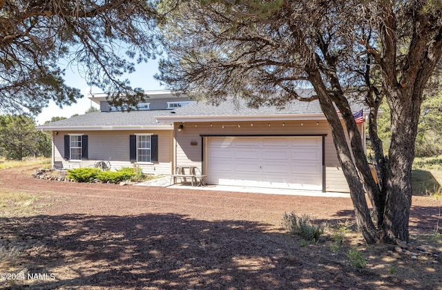 ranch-style house with a garage