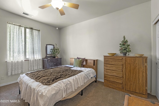11267 N Lilac Ln, Flagstaff, AZ 86004 - carpeted bedroom featuring baseboards and a ceiling fan