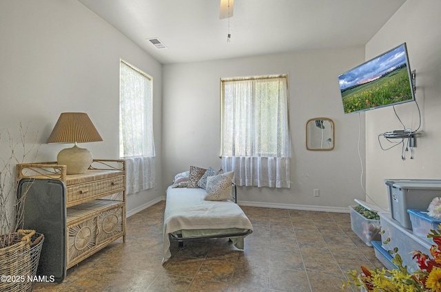 11267 N Lilac Ln, Flagstaff, AZ 86004 - sitting room with baseboards and stone finish floors