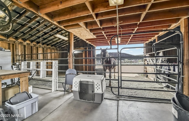 8841 E Rolling Thunder Dr, Flagstaff, AZ 86004 - misc room featuring unfinished concrete floors and ac unit