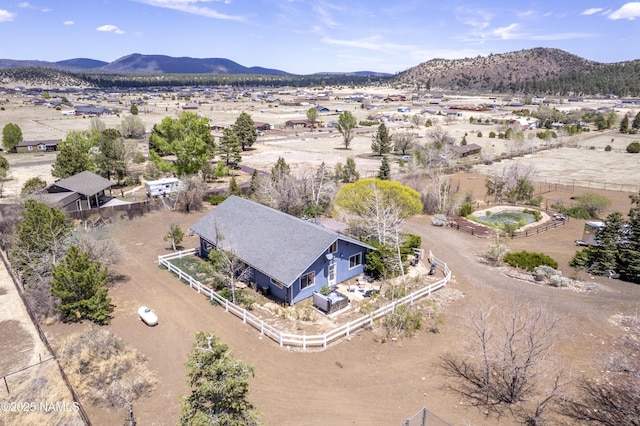 8841 E Rolling Thunder Dr, Flagstaff, AZ 86004 - view from above of property featuring a mountain backdrop