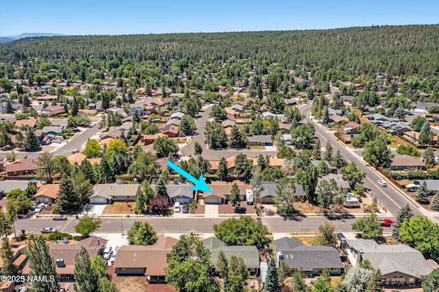 3425 W Mountain Dr, Flagstaff, AZ 86001 - aerial perspective of suburban area with a forest