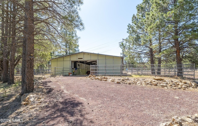 view of outbuilding