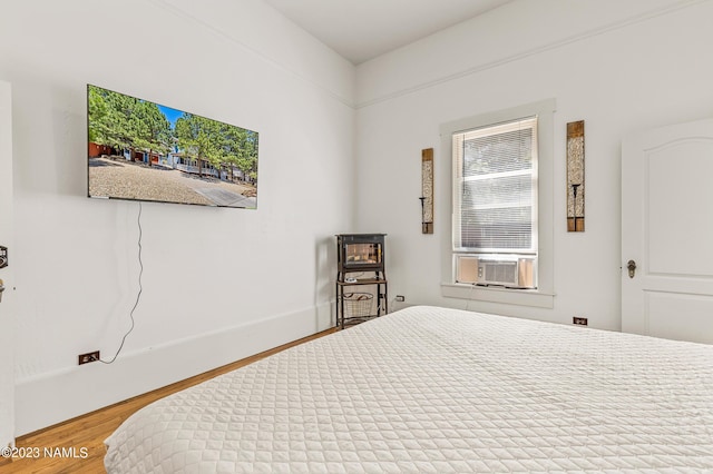 3380 E Lockett Rd, Flagstaff, AZ 86004 - bedroom with wood finished floors and cooling unit