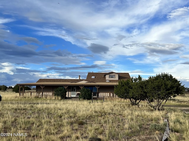 view of rear view of house