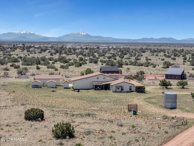 mountain view with a rural view