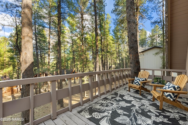 view of deck