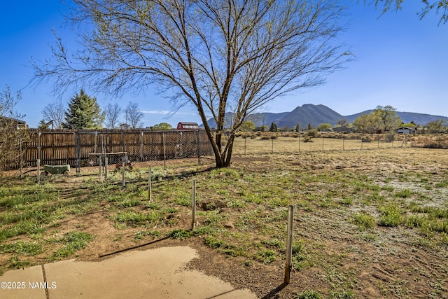 11280 N Zady Ln, Flagstaff, AZ 86004 - view of yard with fence and a mountain view