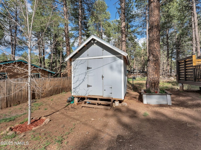 867 Onieda, Flagstaff, AZ 86005 - view of shed featuring fence