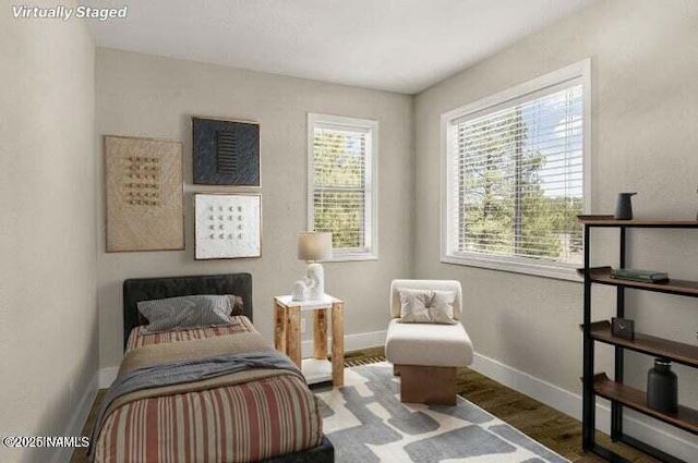 4573 Canyon Loop, Flagstaff, AZ 86005 - living area featuring baseboards and wood finished floors