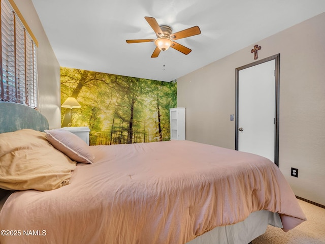 3114 N Connor St, Flagstaff, AZ 86004 - carpeted bedroom with a ceiling fan