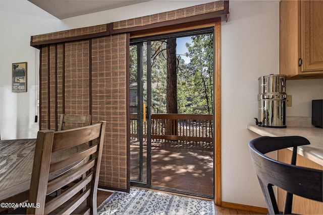 335 Sandia Cir, Munds Park, AZ 86017 - doorway featuring wood finished floors