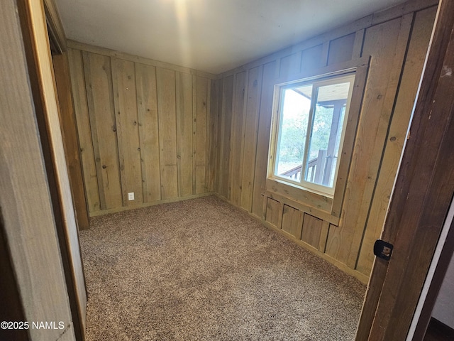 588 W Mesa Dr, Williams, AZ 86046 - spare room with wooden walls and carpet flooring