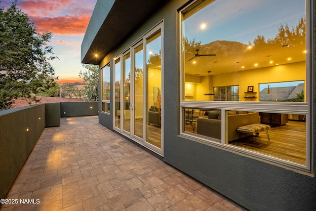 exterior space with a patio area
