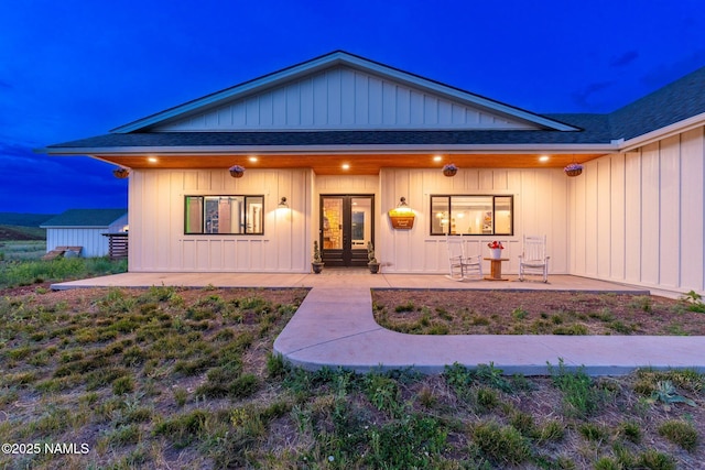 6552 Kelsey Springs Way, Flagstaff, AZ 86001 - view of front of home featuring a shingled roof and board and batten siding