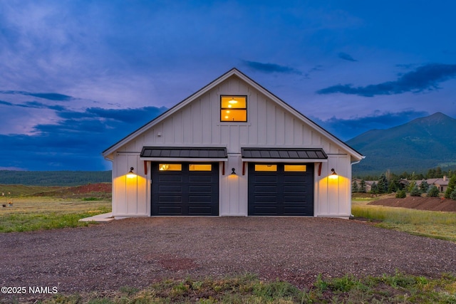 6552 Kelsey Springs Way, Flagstaff, AZ 86001 - detached garage with a mountain view