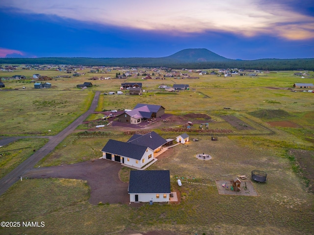 6552 Kelsey Springs Way, Flagstaff, AZ 86001 - aerial view at dusk of a mountain view
