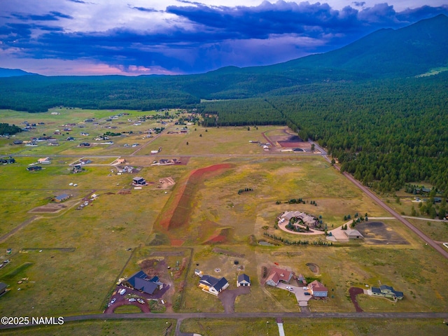 6552 Kelsey Springs Way, Flagstaff, AZ 86001 - aerial view at dusk of a mountain view and a forest view