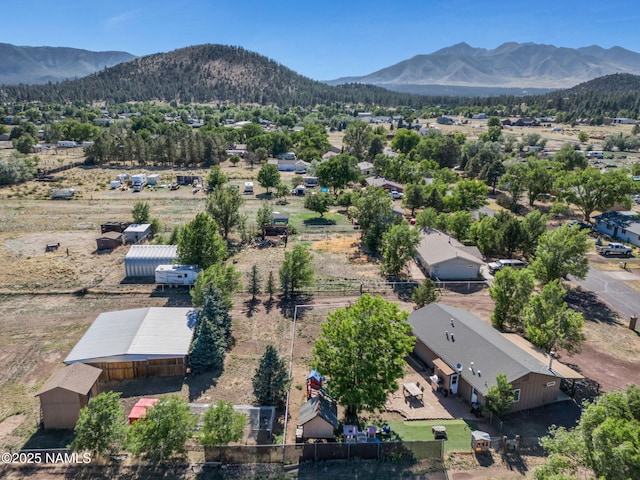 7776 Moonbeam Dr, Flagstaff, AZ 86004 - drone / aerial view of a mountainous background